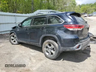 2019 Toyota Highlander Hybrid Limited with VIN 5TDDGRFH1KS053031, listed as a Copart auction lot 56865535 with 117,728 mi miles and Salvage title. Bid and sale history available at DreamBid. Image 2.