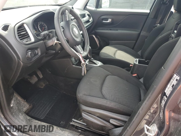 2023 Jeep Renegade Latitude with VIN ZACNJDB11PPP56048, listed as a Copart auction lot 59201435 with 17,974 mi miles and Salvage title. Bid and sale history available at DreamBid. Image 7.