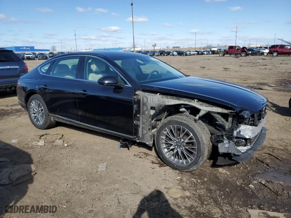 2021 Genesis G80 2.5T with VIN KMTGB4SC7MU046691, listed as a Copart auction lot 52356225 with 24,503 mi miles and Clean Title. Bid and sale history available at carsss.com. Image 4.