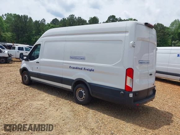 2019 Ford Transit with VIN 1FTBW3XM5KKA65144, listed as a IAAI auction lot 42177817 with 531,306 mi miles and . Bid and sale history available at carsss.com. Image 3.