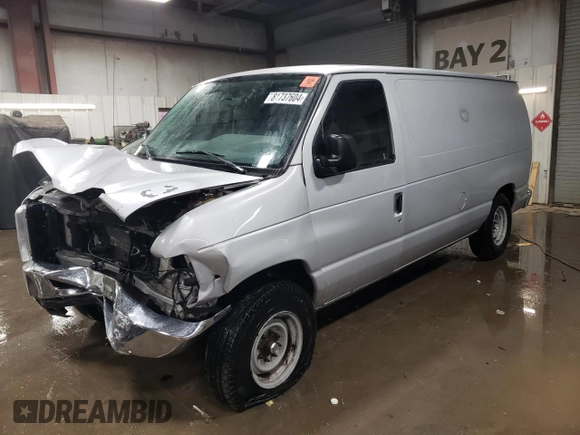 2013 Ford Econoline Cargo Commercial with VIN 1FTNE1EW0DDA38286, listed as a Copart auction lot 81737604 with Not provided miles and Non repairable. Bid and sale history available at DreamBid. Image 1.