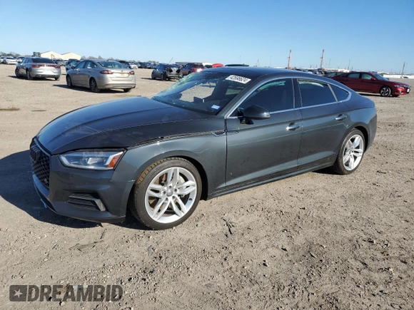 2019 Audi A5 Sportback Premium Plus with VIN WAUBNCF57KA098792, listed as a Copart auction lot 42698624 with 101,275 mi miles. Bid and sale history available at carsss.com. Image 1.