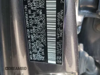 2012 Toyota Prius One z VIN JTDKDTB39C1028254, wystawiony jako Copart lot #59550425 z przebiegiem Nie podano mil oraz Nie do naprawy • Non repairable. Historia ofert i sprzedaży dostępna na DreamBid. Obrazek 13.