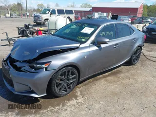 2014 Lexus IS 350 with VIN JTHCE1D27E5005088, listed as a IAAI auction lot 41971659 with 175,393 mi miles. Bid and sale history available at carsss.com. Image 17.