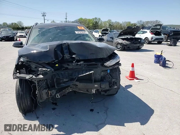 2021 Hyundai Kona SEL with VIN KM8K22AA7MU602863, listed as a Copart auction lot 52329685 with 83,551 mi miles and Salvage Title. Bid and sale history available at carsss.com. Image 12.