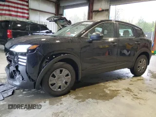 2025 Nissan Kicks S with VIN 3N8AP6BB1SL344691, listed as a Copart auction lot 52616745 with 1,244 mi miles and Salvage Title. Bid and sale history available at carsss.com. Image 1.