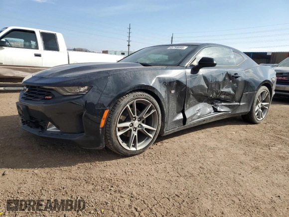 2019 Chevrolet Camaro 1LT with VIN 1G1FB1RSXK0157500, listed as a Copart auction lot 45799895 with 41,827 mi miles and Salvage Title. Bid and sale history available at carsss.com. Image 1.
