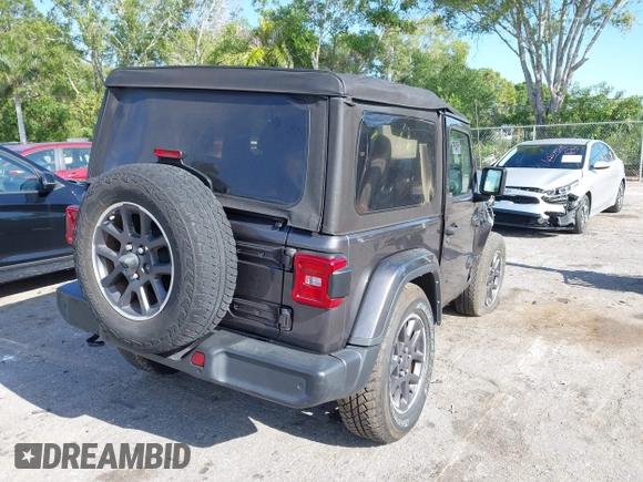 2021 Jeep Wrangler Sport S with VIN 1C4GJXAN7MW691190, listed as a IAAI auction lot 42028528 with 24,207 mi miles and . Bid and sale history available at DreamBid. Image 12.