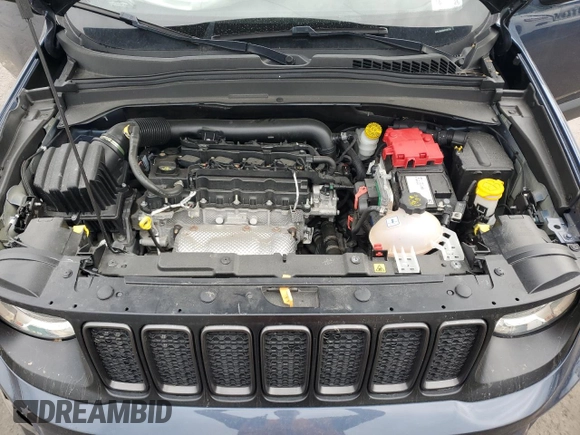 2021 Jeep Renegade Latitude with VIN ZACNJDBB6MPN30754, listed as a Copart auction lot 57025535 with 16,133 mi miles and Salvage title. Bid and sale history available at DreamBid. Image 12.