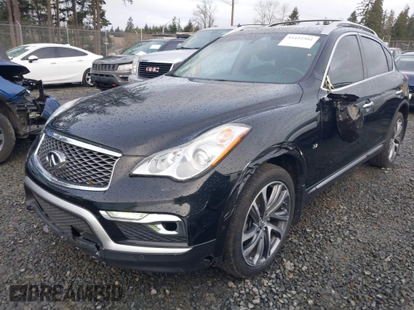 2017 Infiniti QX50 with VIN JN1BJ0RP2HM384036, listed as a IAAI auction lot 41422304 with 89,843 mi miles. Bid and sale history available at carsss.com. Image 6.