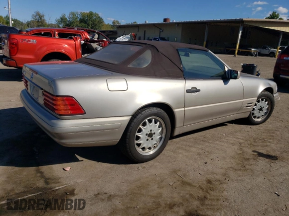 1998 Mercedes-Benz SL-Class with VIN WDBFA67F2WF157294, listed as a Copart auction lot 70878224 with 0 mi miles and Salvage Title. Bid and sale history available at carsss.com. Image 3.