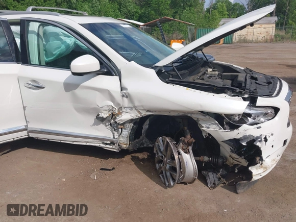 2015 Infiniti QX60 z VIN 5N1AL0MM3FC546979, wystawiony jako IAAI lot #42192346 z przebiegiem 181 679 mil mil oraz . Historia ofert i sprzedaży dostępna na DreamBid. Obrazek 6.