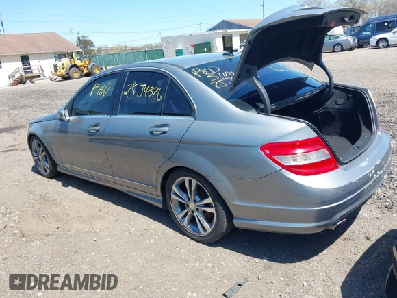 2010 Mercedes-Benz C 300 Sport with VIN WDDGF8BB6AF464358, listed as a IAAI auction lot 42142304 with Not Provided miles and . Bid and sale history available at carsss.com. Image 3.