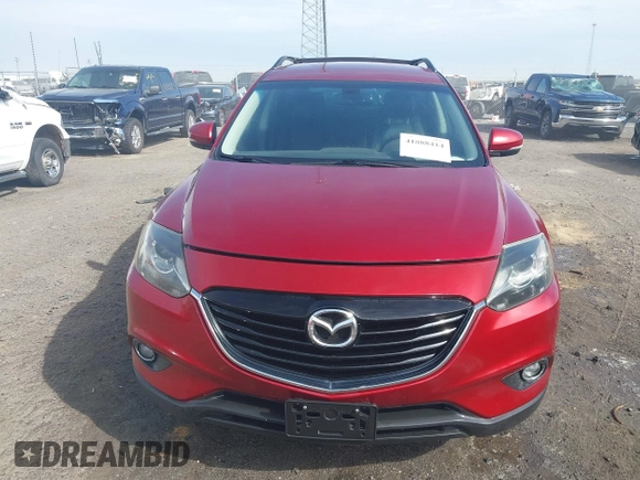 2015 Mazda CX-9 Grand Touring with VIN JM3TB3DA7F0448943, listed as a IAAI auction lot 41888414 with 104,052 mi miles. Bid and sale history available at carsss.com. Image 12.