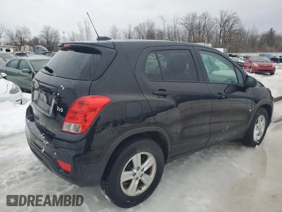 2020 Chevrolet Trax LS with VIN KL7CJKSB5LB321543, listed as a Copart auction lot 56460685 with Not Provided miles and Non Repairable. Bid and sale history available at DreamBid. Image 3.