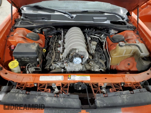 2010 Dodge Challenger SRT-8 with VIN 2B3CJ7DW3AH260635, listed as a Copart auction lot 87880775 with 105,524 mi miles and Salvage title. Bid and sale history available at DreamBid. Image 11.