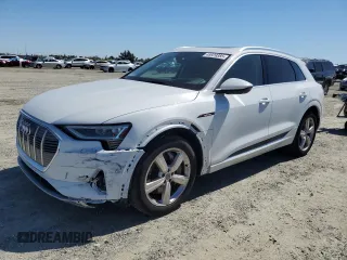 2019 Audi e-tron Prestige with VIN WA1VABGE0KB019407, listed as a Copart auction lot 48929385 with 58,128 mi miles and Salvage Title. Bid and sale history available at carsss.com. Image 1.