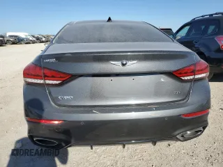 2019 Genesis G80 3.8L with VIN KMHGN4JE9KU299822, listed as a Copart auction lot 48251655 with 77,154 mi miles and Salvage title. Bid and sale history available at DreamBid. Image 6.