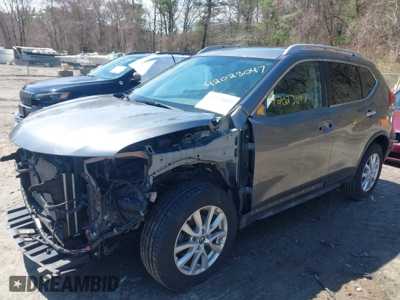 2018 Nissan Rogue SV with VIN KNMAT2MV3JP601389, listed as a IAAI auction lot 42023047 with 57,107 mi miles. Bid and sale history available at carsss.com. Image 18.