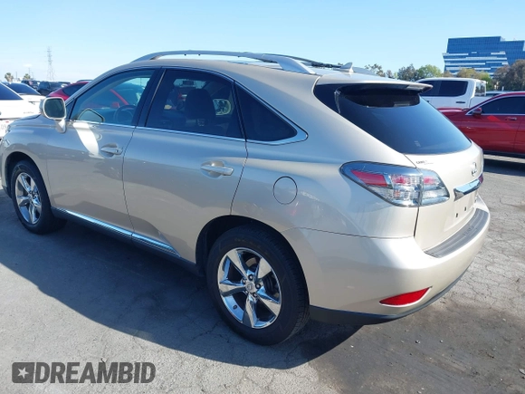 2012 Lexus RX 350 with VIN JTJZK1BA8C2413092, listed as a IAAI auction lot 41970309 with 85,560 mi miles and . Bid and sale history available at DreamBid. Image 3.