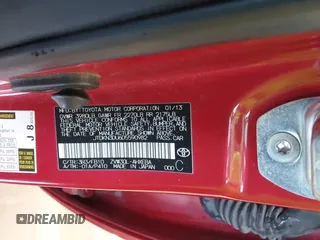2013 Toyota Prius One with VIN JTDKN3DU6D5590982, listed as a IAAI auction lot 41609675 with Not Provided miles. Bid and sale history available at carsss.com. Image 9.