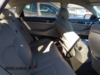 2015 Hyundai Genesis 3.8L with VIN KMHGN4JE7FU038338, listed as a IAAI auction lot 41062654 with 163,468 mi miles and . Bid and sale history available at DreamBid. Image 8.