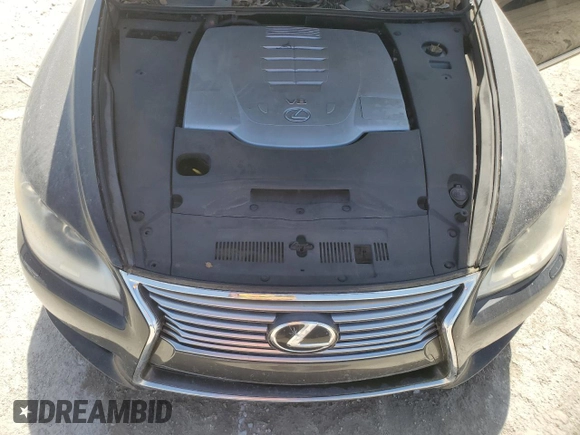 2014 Lexus LS 460 L with VIN JTHGL5EF0E5051832, listed as a Copart auction lot 50557425 with 102,903 mi miles and Clean title. Bid and sale history available at DreamBid. Image 11.
