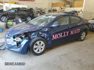 2016 Hyundai Elantra SE z VIN 5NPDH4AE3GH675365, wystawiony jako Copart lot #56044825 z przebiegiem 98 528 mil mil oraz Szkoda całkowita • Salvage title. Historia ofert i sprzedaży dostępna na DreamBid. Obrazek 1.