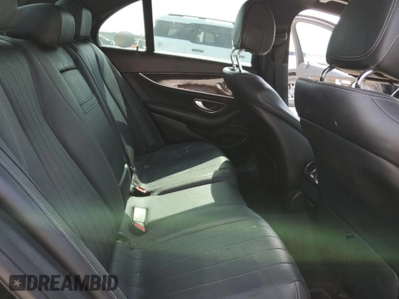 2018 Mercedes-Benz E-Class E 300 with VIN WDDZF4JBXJA445196, listed as a Copart auction lot 53596555 with 0 mi miles and Salvage Title. Bid and sale history available at carsss.com. Image 10.