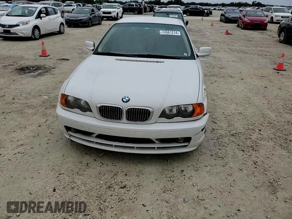 2000 BMW 3 Series 323Ci with VIN WBABM334XYJN84746, listed as a Copart auction lot 74561214 with 176,535 mi miles and Salvage Title. Bid and sale history available at DreamBid. Image 11.