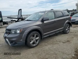 2015 Dodge Journey Crossroad with VIN 3C4PDCGB2FT641223, listed as a Copart auction lot 51144065 with 155,423 mi miles and Salvage Title. Bid and sale history available at DreamBid. Image 1.