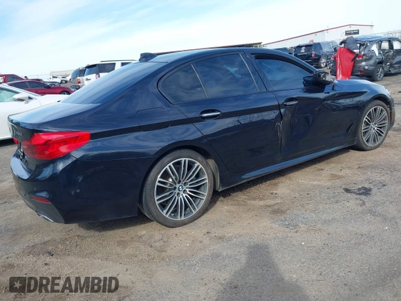 2018 BMW 5 Series 530i with VIN WBAJA5C50JWA35707, listed as a IAAI auction lot 41722656 with 137,619 mi miles and . Bid and sale history available at DreamBid. Image 4.