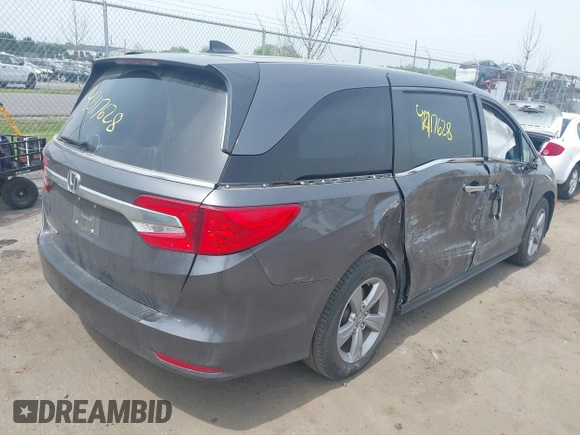 2020 Honda Odyssey EX-L с VIN 5FNRL6H71LB054853, выставлен на аукционе IAAI как лот 42117628 с пробегом 73 118 миль миль и . История ставок и продаж доступна на DreamBid. Изображение 4.
