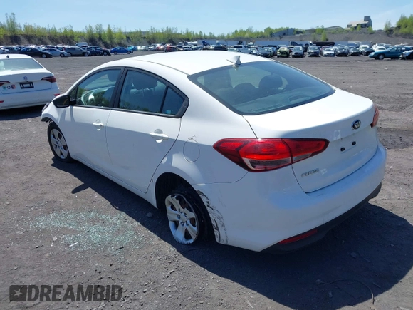 2018 Kia Forte LX with VIN 3KPFK4A76JE236023, listed as a IAAI auction lot 42168951 with 1 mi miles. Bid and sale history available at carsss.com. Image 3.