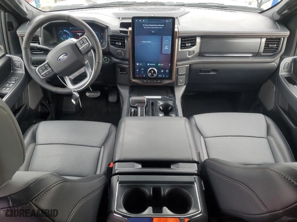 2024 Ford F-150 Lightning LARIAT with VIN 1FT6W5L79RWG19060, listed as a Copart auction lot 43415085 with 2,733 mi miles and Salvage Title. Bid and sale history available at carsss.com. Image 8.
