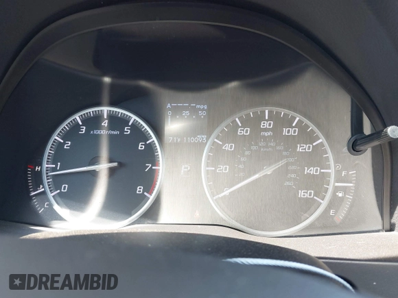 2017 Acura RDX with VIN 5J8TB3H38HL014490, listed as a IAAI auction lot 41843607 with 110,093 mi miles. Bid and sale history available at carsss.com. Image 7.