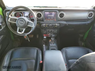 2019 Jeep Wrangler Unlimited Rubicon with VIN 1C4HJXFG9KW568065, listed as a Copart auction lot 72718884 with 58,726 mi miles and Salvage Title. Bid and sale history available at carsss.com. Image 8.