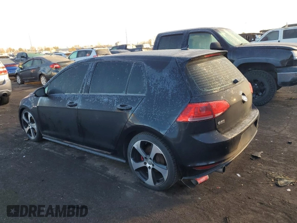 2015 Volkswagen GTI SE with VIN 3VW4T7AU8FM005632, listed as a Copart auction lot 81136184 with 92,886 mi miles and Salvage Title. Bid and sale history available at DreamBid. Image 2.