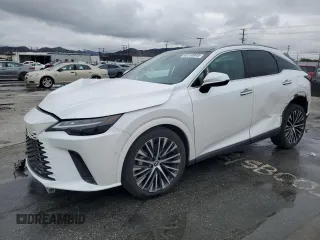2023 Lexus RX with VIN 2T2BAMBAXPC014521, listed as a Copart auction lot 45193045 with 30,487 mi miles and Salvage Title. Bid and sale history available at carsss.com. Image 1.