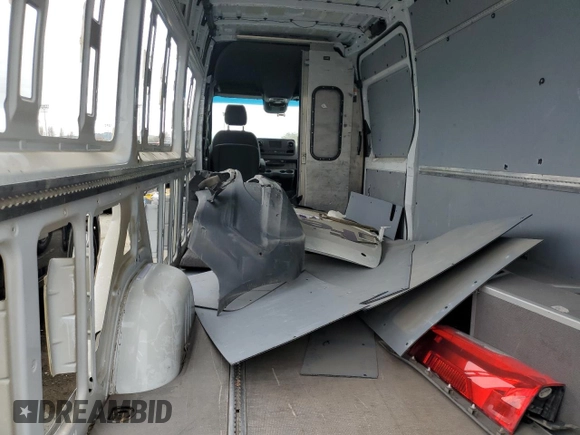 2020 Mercedes-Benz Sprinter Cargo with VIN W1W4ECHY6LT029878, listed as a Copart auction lot 46872134 with 101,066 mi miles and . Bid and sale history available at carsss.com. Image 10.