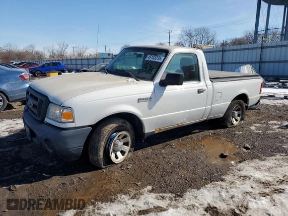 2010 Ford Ranger XL with VIN 1FTKR1AD4APA56912, listed as a Copart auction lot 45133235 with 84,005 mi miles and Salvage Title. Bid and sale history available at carsss.com. Image 1.