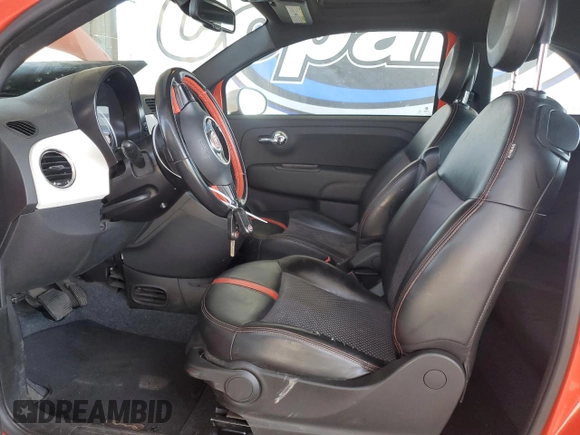 2013 FIAT 500e with VIN 3C3CFFGE7DT751092, listed as a Copart auction lot 54049135 with 66,997 mi miles and Clean Title. Bid and sale history available at carsss.com. Image 7.
