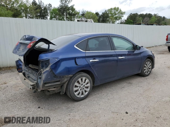 2019 Nissan Sentra SV with VIN 3N1AB7AP8KY241643, listed as a Copart auction lot 50524645 with 129,573 mi miles and Salvage Title. Bid and sale history available at DreamBid. Image 3.