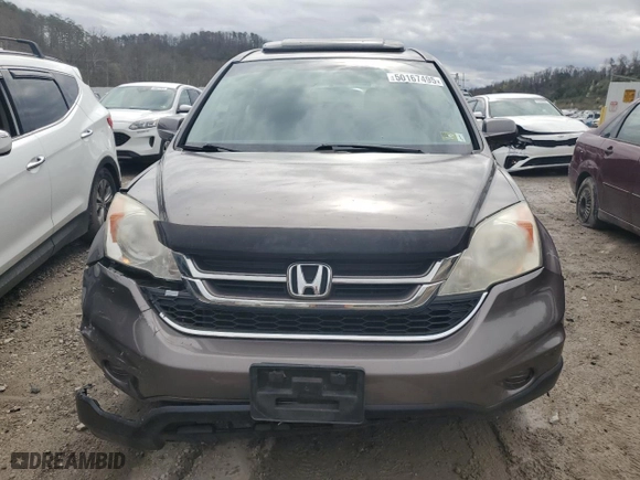 2010 Honda CR-V EX-L with VIN 5J6RE4H79AL071029, listed as a Copart auction lot 50167495 with 121,470 mi miles and Salvage Title. Bid and sale history available at carsss.com. Image 5.