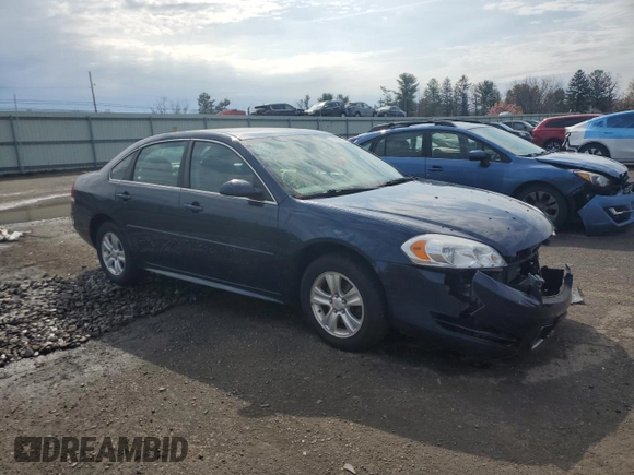 2012 Chevrolet Impala LS Fleet with VIN 2G1WF5E37C1252757, listed as a Copart auction lot 52836025 with 88,932 mi miles and Salvage Title. Bid and sale history available at DreamBid. Image 4.