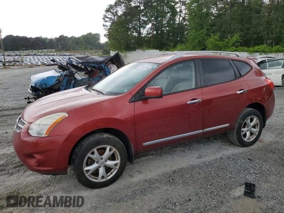 2011 Nissan Rogue SV with VIN JN8AS5MTXBW170726, listed as a Copart auction lot 54192245 with 170,821 mi miles and Clean Title. Bid and sale history available at carsss.com. Image 1.
