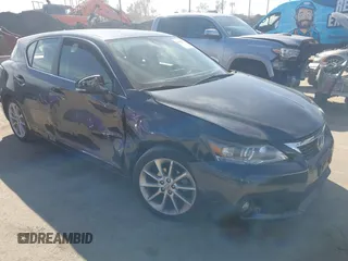 2011 Lexus CT 200h with VIN JTHKD5BH6B2035502, listed as a IAAI auction lot 41635581 with 130,330 mi miles. Bid and sale history available at carsss.com. Image 1.