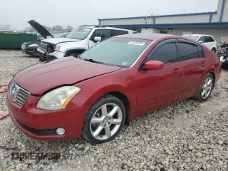 2004 Nissan Maxima SE with VIN 1N4BA41EX4C859579, listed as a Copart auction lot 44109295 with 191,431 mi miles and Clean Title. Bid and sale history available at carsss.com. Image 1.