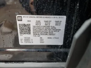 2024 GMC Terrain SLE z VIN 3GKALTEG1RL152117, wystawiony jako Copart lot #47213925 z przebiegiem 16 934 mil mil oraz Czysty tytuł • Clean title. Historia ofert i sprzedaży dostępna na DreamBid. Obrazek 13.