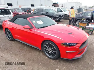 2018 Ford Mustang EcoBoost Premium with VIN 1FATP8UH3J5124720, listed as a IAAI auction lot 41897301 with 83,392 mi miles and . Bid and sale history available at carsss.com. Image 1.